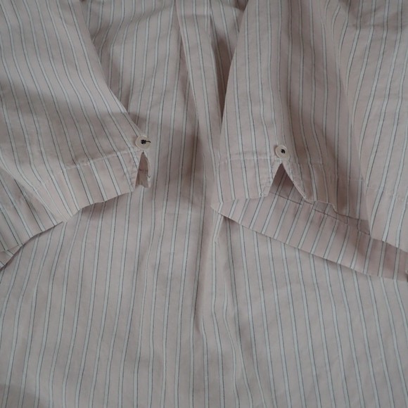 Alab Clothing Company Button Up Pink Shirt w/ Embroidery on Shoulder Size: Large - Picture 3 of 8